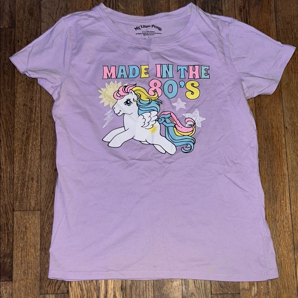 My Little Pony Purple Graphic Tee Short Sleeve
